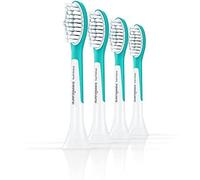 Philips Sonicare for Kids Original, Têtes de brosses à dents électriques soniques Compact, Bleu, Lot de 4, modèle HX6044/33