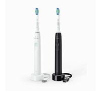 Philips Sonicare HX3665/04 Series 2300 Brosse à dents électrique rechargeable avec action de nettoyage dynamique, quadpacer intégré et minuteur intelligent (noir et blanc)