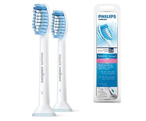 Philips Sonicare HX6052/07 Pack Têtes de brosse Sensitive Standard (X2)
