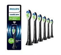 Philips Sonicare HX6066/87 Têtes de brosse à dents noir - Lot de 6