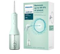 Philips Sonicare Hydropulseur sans fil - Hydropulseur dentaire rechargeable pour les dents, irrigateur buccal portable avec 3 réglages d'intensité, buse rotative à 360 ° - Menthe
