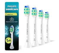 Philips Têtes de brosse InterCare pour brosse à dents électrique HX9004/87 Pack 4 Blanc