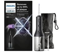 Philips Sonicare Jet dentaire Power Flosser 3000 sans fil, Noir (modèle HX3806/33)
