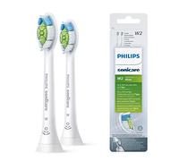 Philips Sonicare W2 Optimal White HX6062/10 Lot de 2 + blanc + têtes de brosse soniques