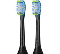Philips Sonicare ProResults HX9041 Embouts noirs, lot de 2, protection de la plaque dentaire