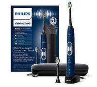 Philips Sonicare ProtectiveClean 6500 HX6462/07 Brosse à dents électrique rechargeable avec étui de transport et tête de brosse supplémentaire, bleu marine