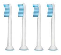 Philips Sonicare Sensitive HX6054 - Tête de brosse de rechange - pour brosse à dent (pack de 4) - pour Sonicare HX6711, HX6731, HX9332, HX9352; Sonicare HealthyWhite HX6711, HX6731 Blanc G