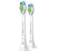 Philips Sonicare W2 Optimal White HX6062/10 Lot de 2 + blanc + têtes de brosse soniques