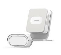 Philips Sonnette sans fil Welcome Bell 300 Basic – Portée 300 m, 4 sonneries haute qualité