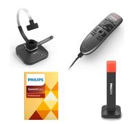 Philips SpeechOne avec SE Pro Dictate Micro-casque de dictée professionnel avec logiciel de dictée