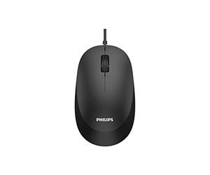 Philips SPK7207 Souris Filaire - 1200 dpi, 2,0 GHz, expérience de clic Silencieux, Plug-and-Play USB, Noir