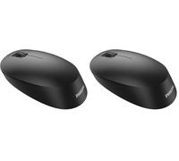 Philips SPK7307 Souris sans Fil - 1600 dpi, 2,4 GHz, expérience de clic Silencieux, Noir (Lot de 2)