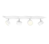Philips Spot Bracia 4x5.5W blanc chaud 2700K Blanc