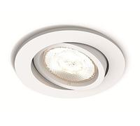Philips Spot encastrable, Synthétique, blanc, GU10, 4.5W 240V