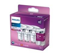 Philips Spot LED Blanc Froid GU10 3,5W 3 pièces