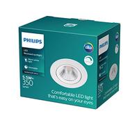 Philips Spot LED encastrable SPARKLE, intensité variable, 5.5W, Blanc