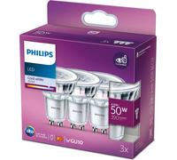 Philips Spot LED GU10 50W équivalent 390lm 4000K 36° blanc froid