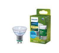 PHILIPS Spot LED GU10 UltraEfficient, 35 W, EyeComfort, Sans Scintillement, Lumière Blanc Chaud 2700 K, 215 Lumens, Culot GU10, Lot de 1