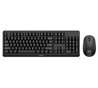 Ensemble Clavier et souris sans fil Philips SPT6307BL/16 Espagnol Qwerty Noir Anglais G