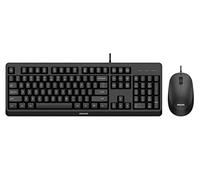 Philips SPT6307BL sans Fil Ensemble Clavier et Souris - Design Ergonomique et capteur de 1 600 DPI, clics Silencieux, pour Les gauchers et droitiers, Compatible avec PC, Mac, Noir, Mise en Page