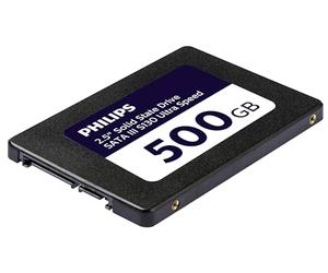 Philips SSD Interne 2.5 « SATA III 500 Go S130 Ultra Rapide, Vitesse de Lecture jusqu'à 550 MB/s