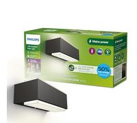 Philips Stratosphere Applique d'extérieur UltraEfficient, lumière blanc froid 3,8 W 4000 K, antracite, résistante aux intempéries IP44
