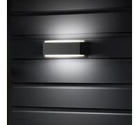 Philips Stratosphere Applique d'extérieur UltraEfficient, 3,8 W, lumière blanc chaud 2 700 K, antracite, résistante aux intempéries IP44