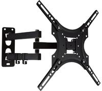 PHILIPS Support Mural TV SQM9232/10 - Téléviseurs de 26 à 70 Pouces - Max. 35 KG - Téléviseurs LED, LCD, QLED, OLED, Incurvés et Plats - Gestion des Câbles TV - Trous de Montage VESA - Noir