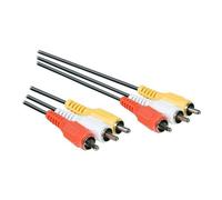 Philips Câble Cinch Audio Vidéo 3 x mâle / 3 x mâle - 3 m