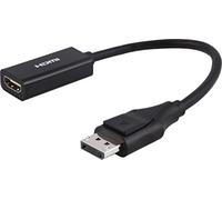 Philips SWV9200G/27 Adaptateur DisplayPort vers HDMI, unidirectionnel, fonctionne avec ordinateurs portables, tablettes, Full HD 1080p, 4K Ultra HD, compatible Mac et PC, design compact, portable