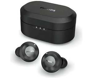 Philips T8505BK/00 Écouteurs Intra-Auriculaires Sans Fil Bluetooth (Réduction de Bruit Active Hybride, 2 Microphones, Haut-parleurs