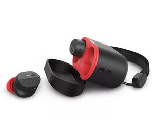 Philips TAA5508BK/00 casque True Wireless Stereo (TWS) Ecouteurs Appels/Musique Bluetooth Noir, Rouge