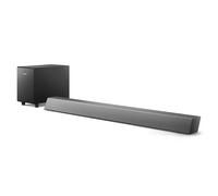 Philips TAB5308/10 Barre de Son 2.1 avec Caisson de Basses sans Fil | 140 W | Woofer 4,5 Pouces | 4 Modes d'Égalisation | HDMI Arc | Entrée Audio | Entrée Optique | Télécommande | Gris Foncé