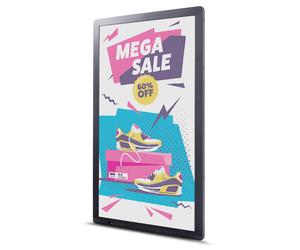 Philips Tableaux ePaper 25'' Écran plat de 25'' idéal pour une signalisation numérique continue (24/7) plus écologique et efficace.