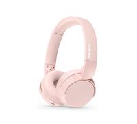 Philips TAH4209PK Casque sans Fil Supra-aural Bluetooth léger, Isolation phonique Passive, 55 Heures d’autonomie, Son Naturel, appels clairs, Basses dynamiques, Recharge en 2 Heures Via USB-C - Rose