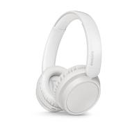 Philips TAH5209WT/00 Casque sans Fil Supra-aural Bluetooth, Isolation phonique Passive, 65 Heures d’autonomie, Son Naturel, appels clairs, Basses dynamiques, Recharge en 2 Heures Via USB-C - Blanc