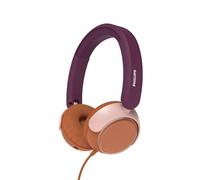 Philips TAK2000MP Casque Supra-auriculaire Pliable pour Enfants de la série 2000 - Volume limité, Partage Audio, câble 3,5 mm et USB-C Inclus - Violet Magenta