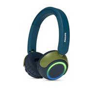 Philips TAK4200CT Casque Pliable Supra-auriculaire pour Enfants de la série 4200 - Volume limité, Partage Audio, câble 3,5 mm et USB-C Inclus - Cristal Sarcelle
