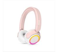 Philips TAK4200PK - Casque sans Fil Supra-aural pour Enfants, série 4200, Pliable, Volume limité, Partage Audio, câbles 3,5 mm et USB-C Inclus, Rose