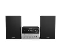 Philips TAM3205M2/77 ensemble audio pour la maison Système micro audio domestique 20 W Noir, Argent
