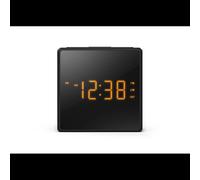 Philips TAR4500/10 Réveil numérique LED 12/24h Mono Noir alimentation Batterie AAA 2W 103x103x103.5mm