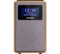 Philips TAR5005/10 Radio portable Horloge Numérique Gris, Bois