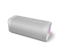 Philips TAS2000W Enceinte sans Fil Bluetooth avec Jeu de lumières LED, Bass+ 20 W, Auracast, 20 Heures d’autonomie, Indice IPX5, Micro, contrôle à partir de l’Application - Blanche