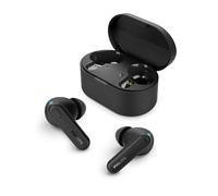 PHILIPS TAT1108 Écouteurs Bluetooth avec étui de Chargement/Autonomie 5 h/Noir, TAT1108BK/00