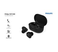 Philips TAT1300BK Écouteurs True Wireless Bluetooth 5.3