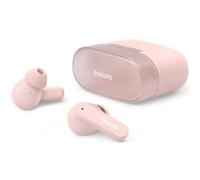 Philips TAT2000PK Écouteurs Intra-Auriculaires Bluetooth True Wireless, Petites Oreillettes - Dynamic Bass, Tech. à 4 micros, appels clairs, boîtier de Charge de Poche, 32 Heures d'autonomie - Roses