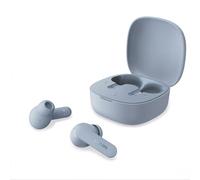 Philips TAT2100LB - Écouteurs True Wireless, Bluetooth 6.0, 36 Heures d’autonomie, 4 micros pour des appels clairs, résistants aux éclaboussures IPX4, boîtier de Charge de Poche, Bleu Clair