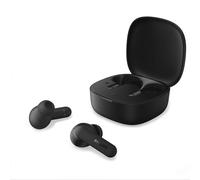 Philips TAT2200BK - Écouteurs True Wireless avec réduction Active du Bruit, 36 h d’autonomie, Embouts SecureFit, 4 micros pour des appels clairs, Bluetooth 6.0, IPX4, boîtier Compact, Noir