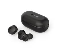 Philips TAT4556BK/00 True Wireless Casque Sans Fil Avec Annulation Active Du Bruit Hybride, Écouteurs Intra-Auriculaires D'une Autonomie De 29 Heures Avec Étui Portable, Noir