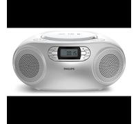 Philips TAZ2000S/10 Lecteur CD portable argent avec Dynamic Bass Boost 3W RMS écran LCD blanc 6,35 cm